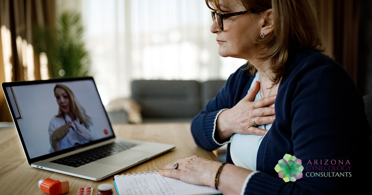 women checking for heart disease