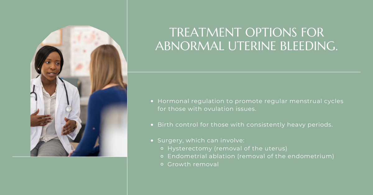 Treatment Options Abnormal Uterine Bleeding